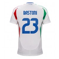 Italien Alessandro Bastoni #23 Bortatröja EM 2024 Korta ärmar